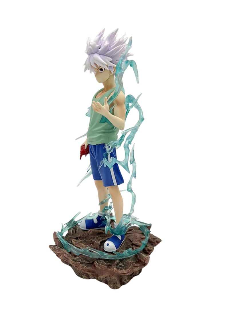 Killua Zoldyck PVC Action Figure Model Statue Toy – Highly Detailed Hunter x Hunter Collectible, Perfect for Display & Gift, Anime Figurine