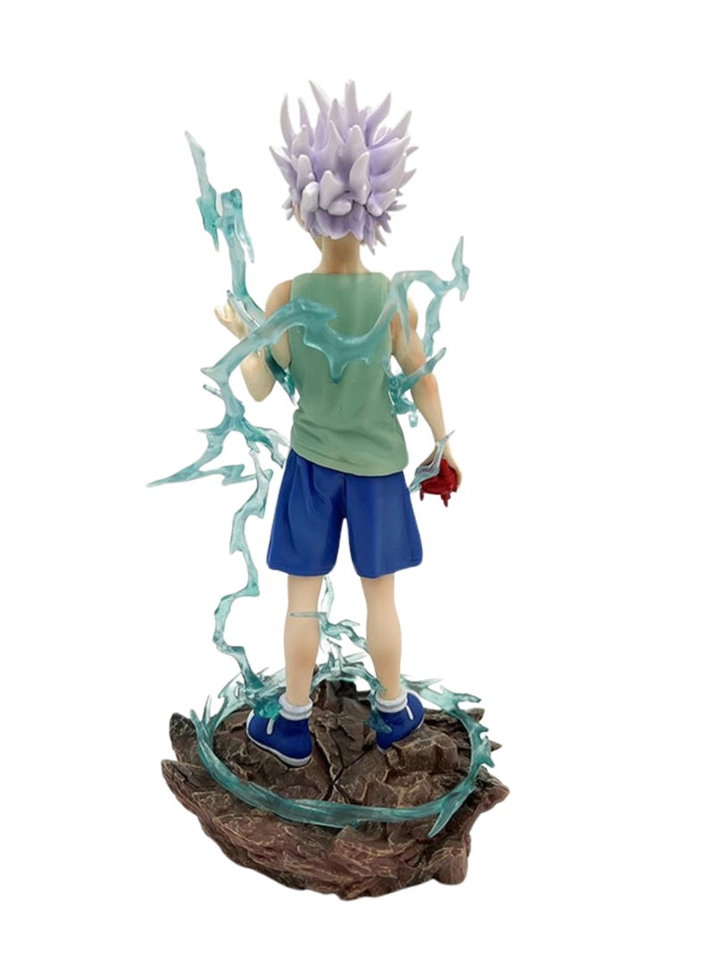 Killua Zoldyck PVC Action Figure Model Statue Toy – Highly Detailed Hunter x Hunter Collectible, Perfect for Display & Gift, Anime Figurine