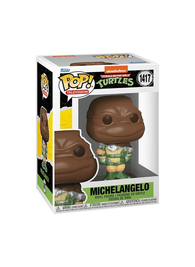 POP Television Teenage Mutant Ninja Turtles Michelangelo Easter Chocolate Bobblehead