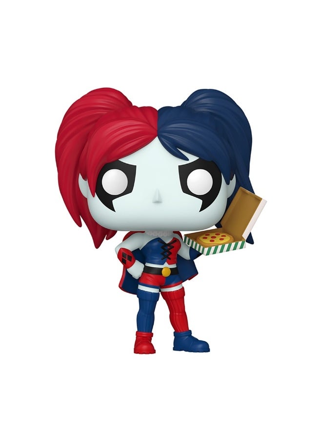 POP Heroes DC 30th Anniversary Harley Quinn with Pizza Vinyl Figure