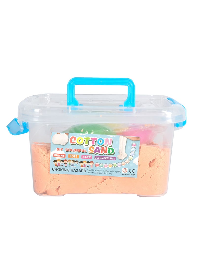 Play Cotton Sand with Moulds Toy Kit