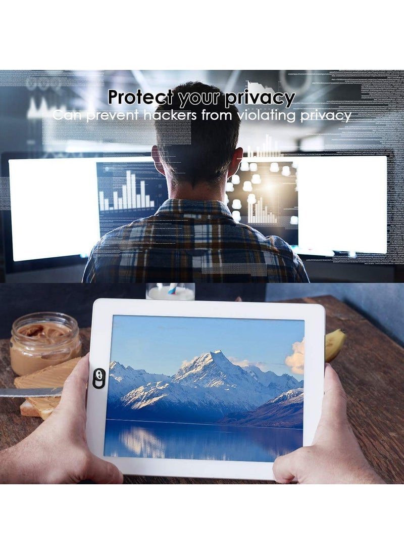 Webcam Cover Slide Cute Pattern Web Camera Cover 0.02-Inch Ultra-Thin Fits for Laptop MacBook Pro iMac Air Computer Smartphones Tablets Protect Your Privacy and Security (Panda-3Pack)