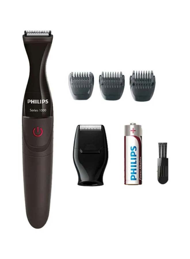 International Version MG1100 Multigroom Ultra Precise Beard Styler Black Black