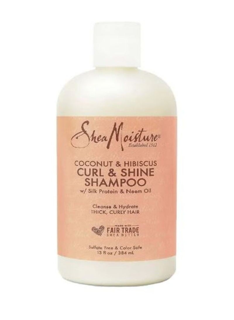 Coconut And Hibiscus Curl And Shine Shampoo 384 ML