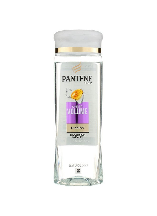 Pantene Pro-V Sheer Volume Thick, Full Body Shampoo, 12.6 Fl Oz (Pack of 3)