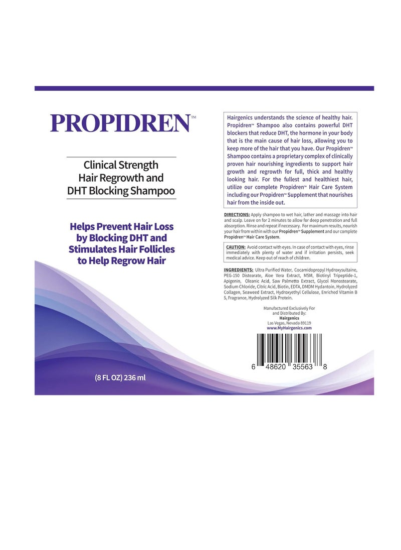 Propidren Hair Growth Shampoo 8fl oz 236ml