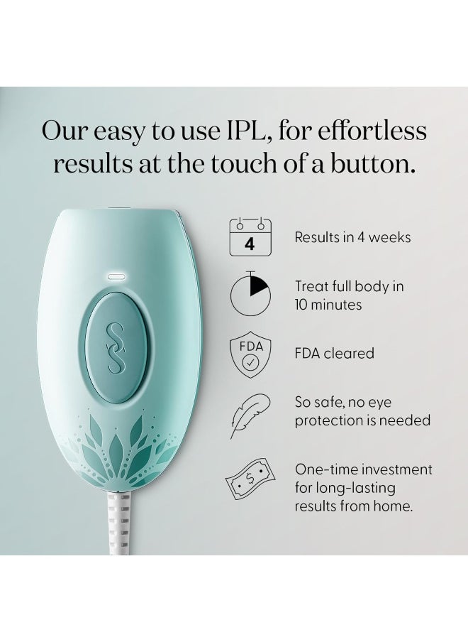 Pure Mini Lite Ipl Laser Hair Removal Device Long-Lasting Body And Facial Green