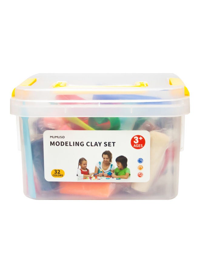 32 Colour Mud Bucket Set 20 x 20 x 15cm