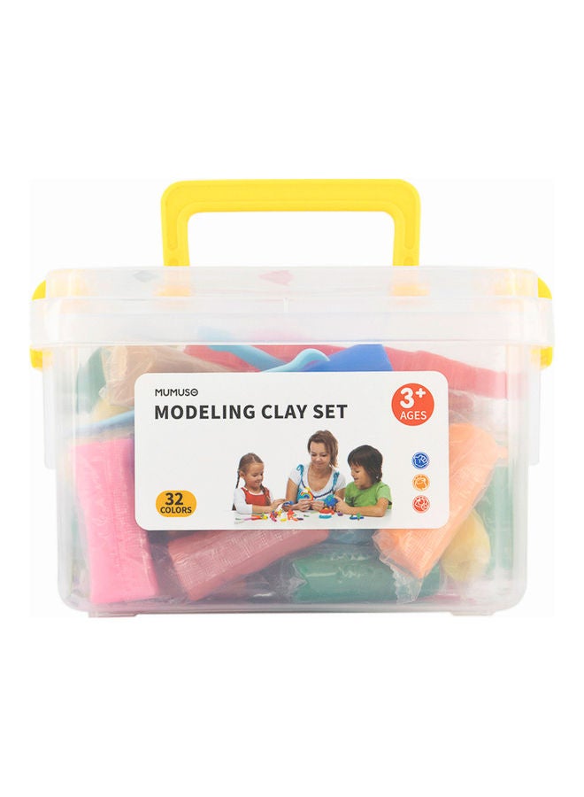 32 Colour Mud Bucket Set 20 x 20 x 15cm
