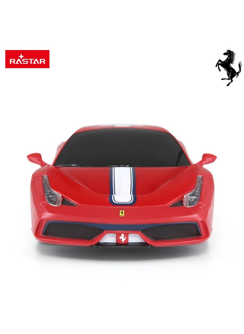 Official Licensed 1:24 Scale Ferrari 458 Speciale A Electric Remote Control Sport Racing Hobby Toy Car, RC Car Model Vehicle Gift for Boys, Girls, Teens and Adults - Red