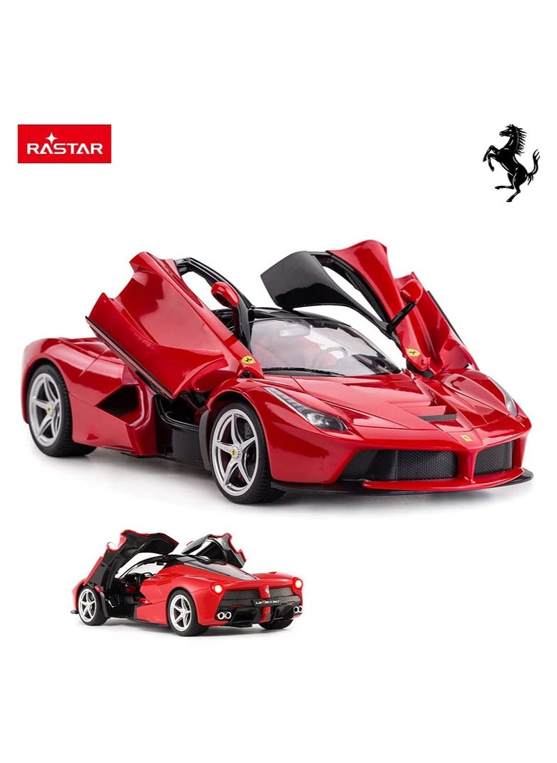 RC Car | 1/14 Scale Ferrari LaFerrari Radio Remote Control R/C Toy Car Model Vehicle for Boys Kids, Red