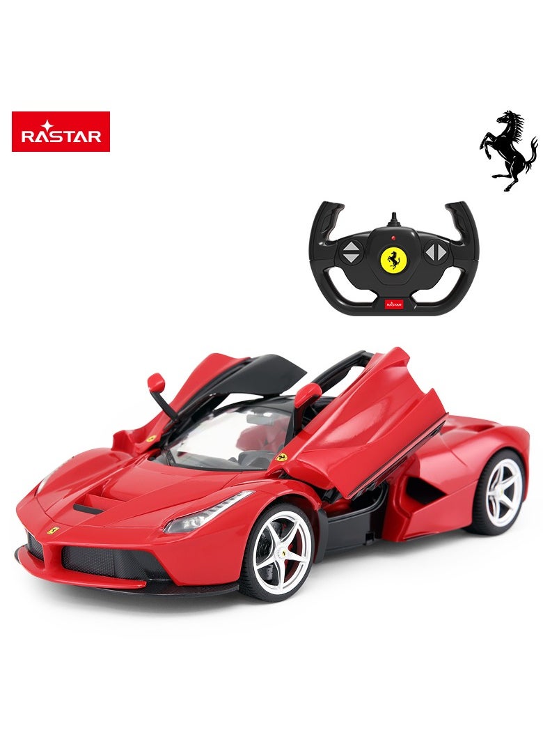 RC Car | 1/14 Scale Ferrari LaFerrari Radio Remote Control R/C Toy Car Model Vehicle for Boys Kids, Red