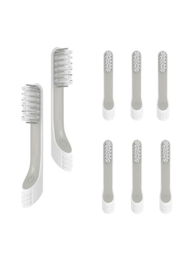 Toothbrush Replacement Heads Compatible With Quip, 8 Packs, Electric Brush Head Refill For Quip, White