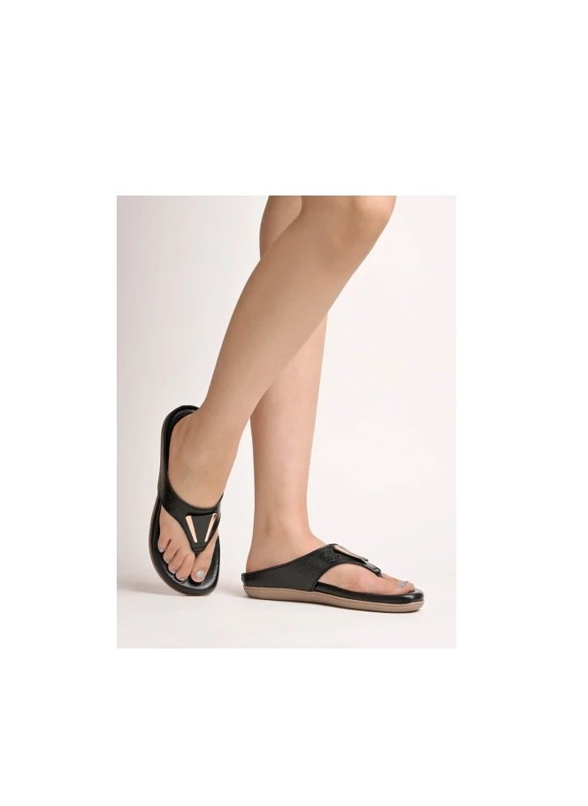 Comfortable Casual Black Flats For Women & Girls