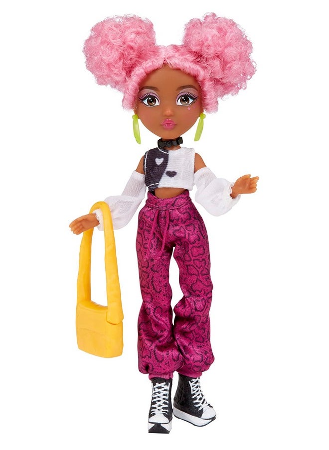 Dream Ella Extra Iconic Mini Doll - Yasmin Athleisure Inpsired Fashions With Pink Cotton Candy Hair And Star Painted Cheeks Fashion Doll, Toy For Kids Ages 3, 4, 5+, Multicolor