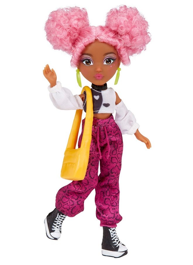 Dream Ella Extra Iconic Mini Doll - Yasmin Athleisure Inpsired Fashions With Pink Cotton Candy Hair And Star Painted Cheeks Fashion Doll, Toy For Kids Ages 3, 4, 5+, Multicolor