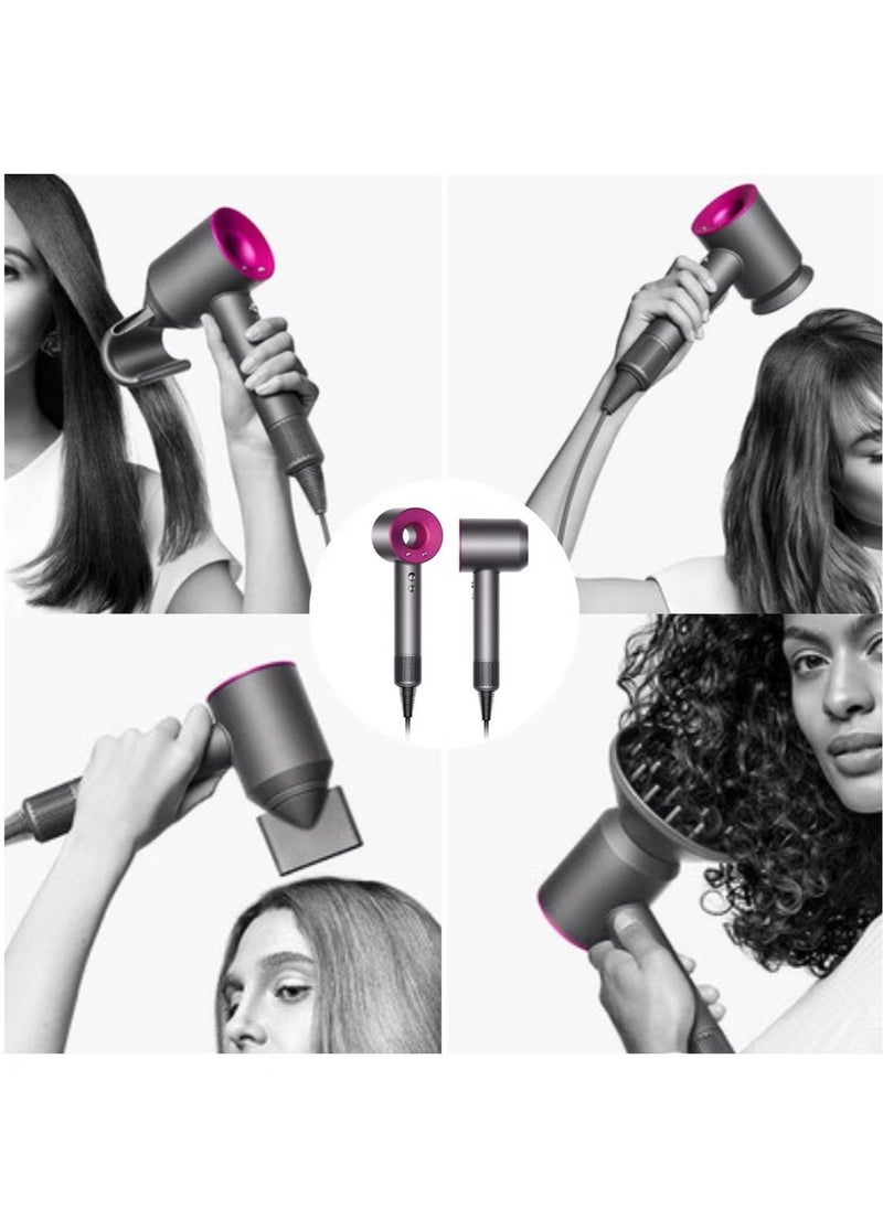 Professional Leafless Supersonic Hair Dryer | Negative Ion Electric Hair Dryer for Personal Hair Care & Styling | Constant Anion Technology | Fast Drying, Frizz Control