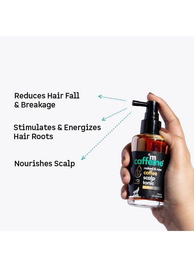 Coffee Scalp Tonic For Hair Growth With Redensyl & Proteins | Controls Hair Fall & Breakage, Stimulates & Energizes Hair Roots | For Men & Women | Sulphate Free (100Ml)