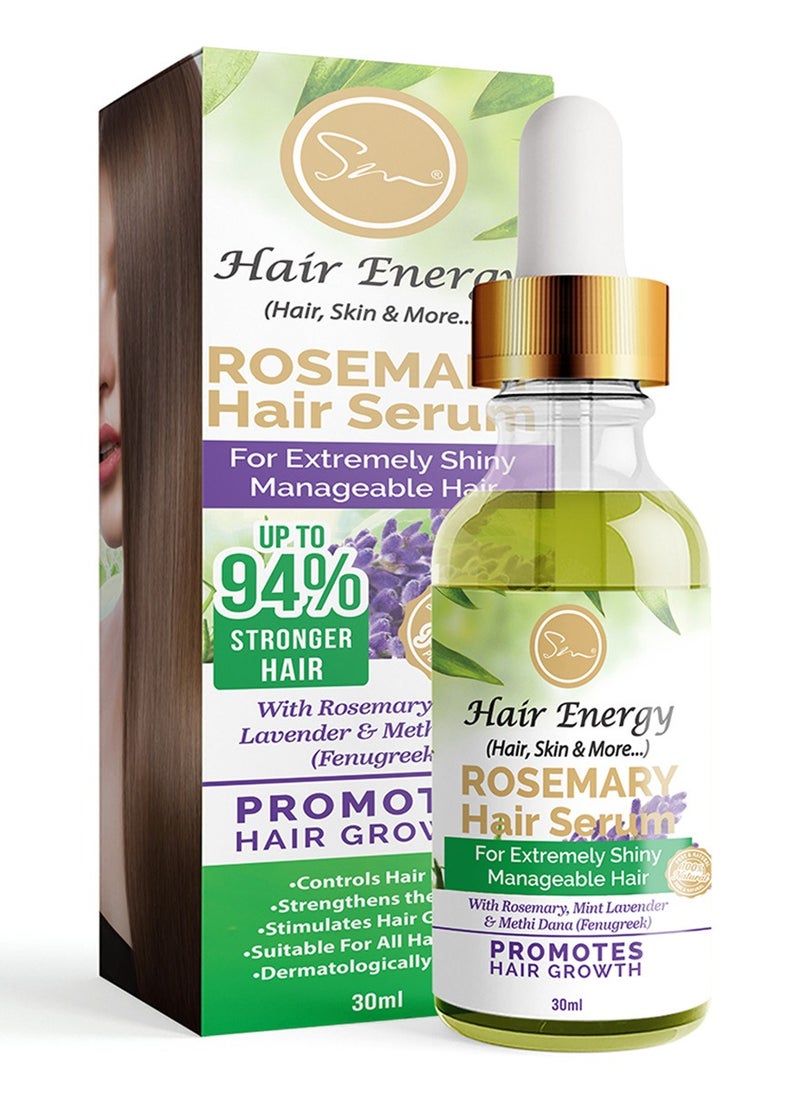 Hair Energy Rosemary Hair Serum For Extremely Shiny Manageable Hair