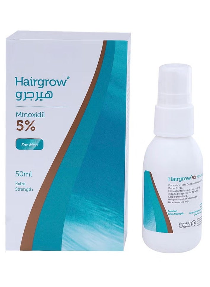 Hairgrow 5% Minoxidil Topical Solution For Men 50 mL