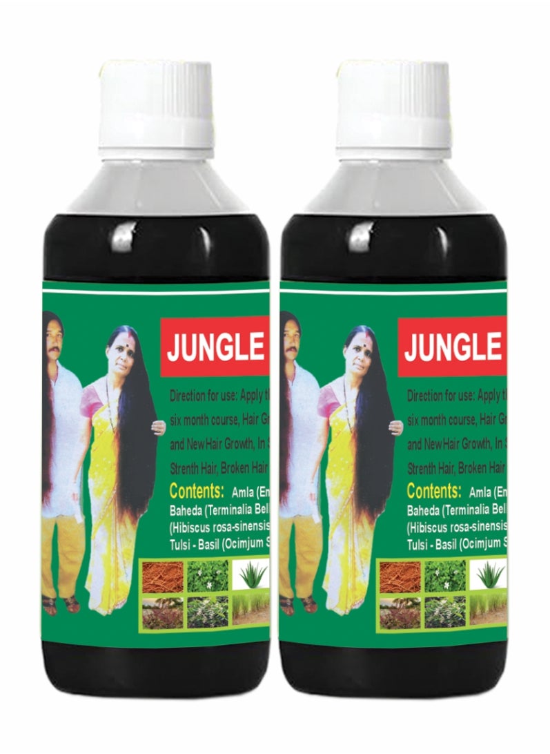 Ayurvedic Adivasi Hair Oil – Natural Herbal Formula, 500ml Pack Of 2