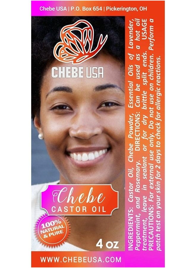 Chebe CASTOR Oil (4 Ounce (Pack of 1))