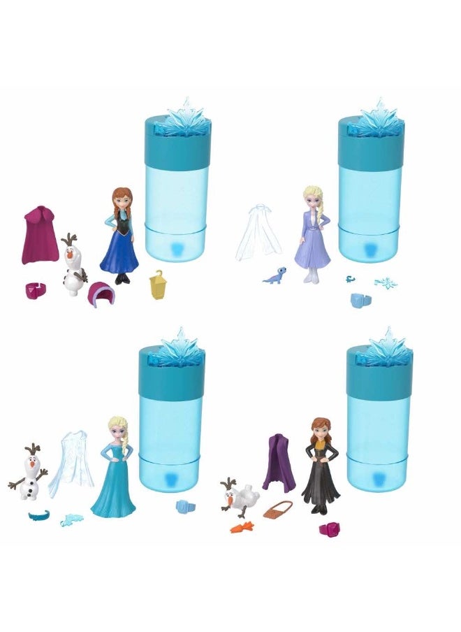 Princess Frozen Snow Color Reveal Doll With 6 Surprises