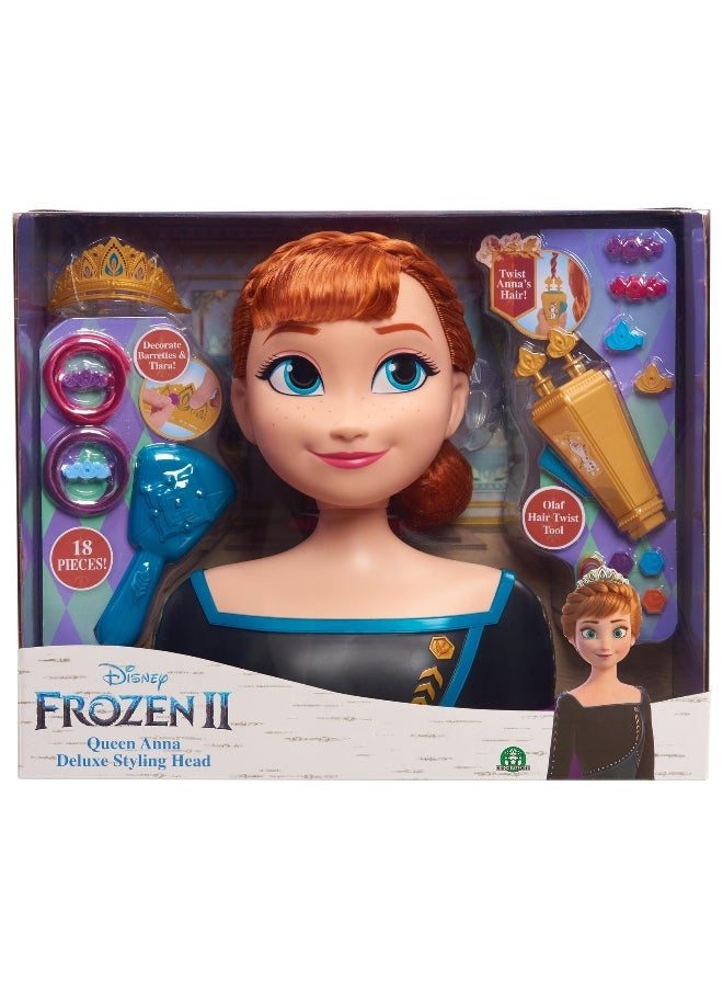 Frozen 2 Queen Anna Deluxe Styling Head