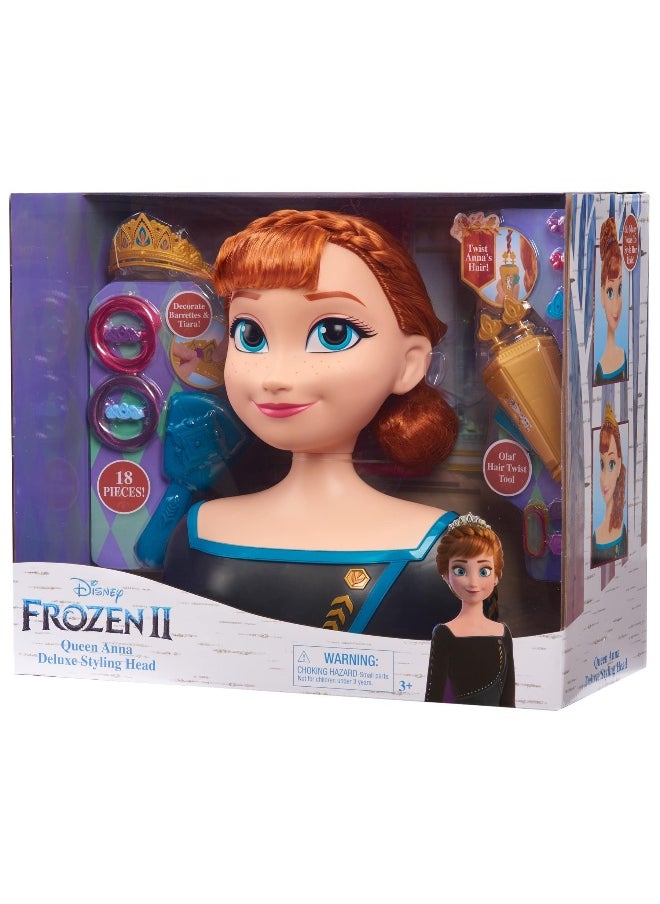 Frozen 2 Queen Anna Deluxe Styling Head