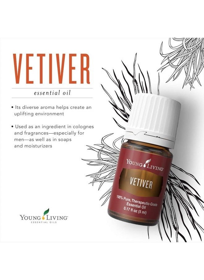 Vetiver Essential Oil by Young Living, 5 Milliliters, Topical and Aromatic