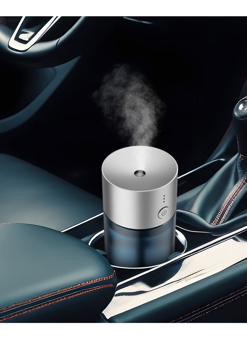 Rechargeable Aluminum Aroma Diffuser - Ultra Quiet, Compact Design with 80ml Bottle
