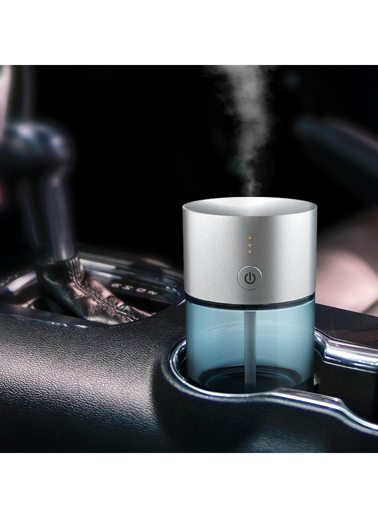 Rechargeable Aluminum Aroma Diffuser - Ultra Quiet, Compact Design with 80ml Bottle