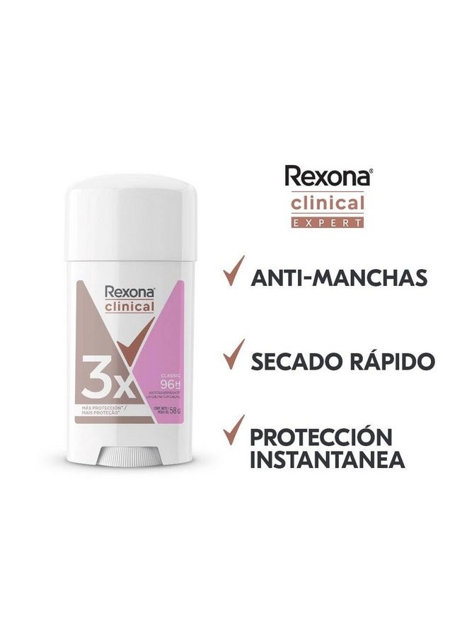 Anspirante En Crema Rexona Clinical Clean 58Grms 96Hrs