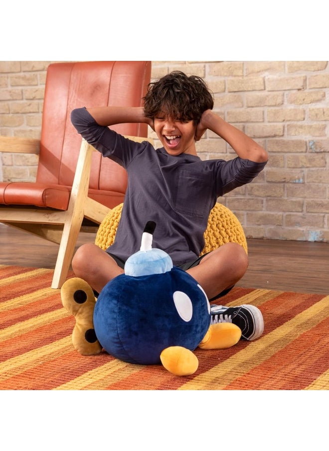 Nintendo Super Mario Bob-omb Mega Plush Toy ( 38.1 cm )