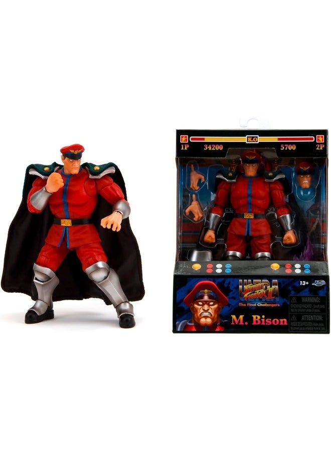 Jada Street Fighter 2 M. Bison Articulated Figure (15 cm)