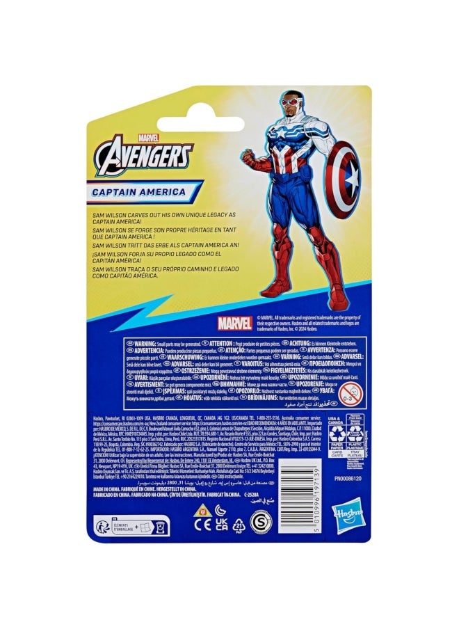 Marvel Avengers Epic Hero Series Captain America Action Figure ( 10.2 cm )