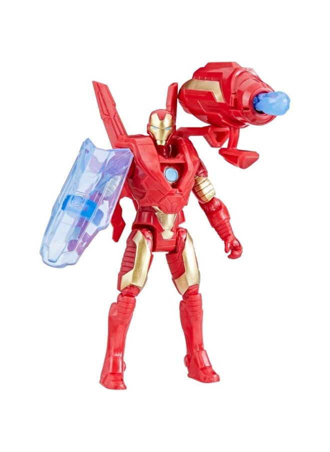 Marvel Avengers Epic Hero Series Battle Gear Iron Man Action Figure ( 10.2 cm )