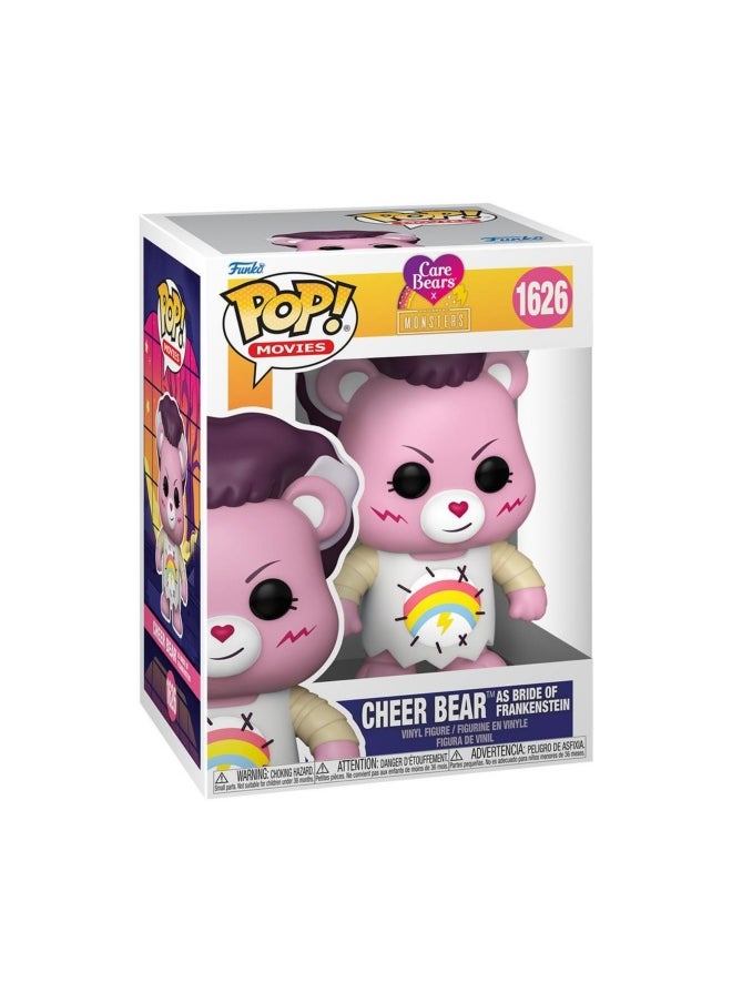 Funko Pop! Care Bears x Universal Monsters Collection Cheer Bear Bride of Frankenstein Vinyl Figure ( 12.2 cm )