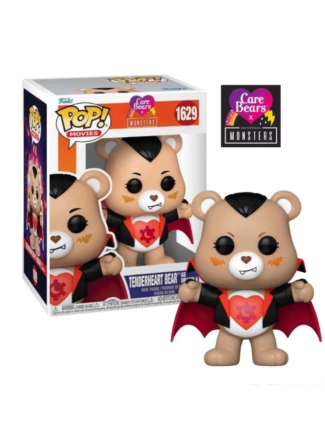 Funko Pop! Care Bears x Universal Monsters Collection Tenderheart Bear as Dracula Vinyl Figure ( 10.4 cm )