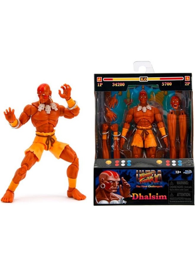 Jada Street Fighter II Dhalsim Action Figure (15.24 cm)