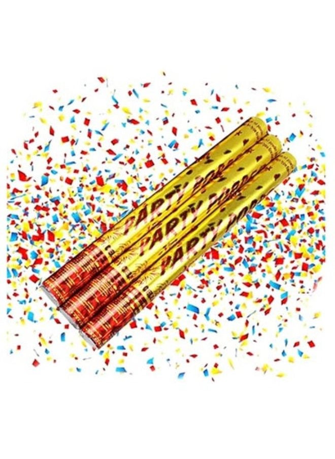 3-Pieces Party Popper Big 60centimeter