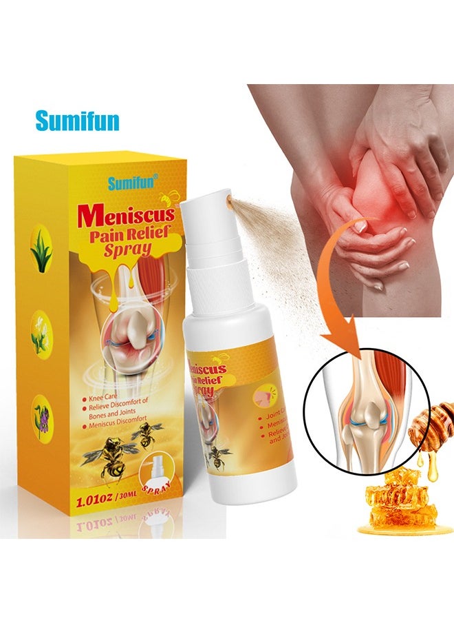 Meniscus Pain Relief Spray - Bee Venom Spray for Relieve Sore Joints,Muscles and Joints, knees and feet 30ML