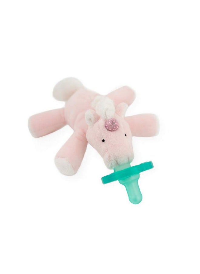 WubbaNub Infant Pacifier - Star The Pink Unicorn