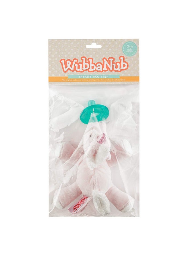 WubbaNub Infant Pacifier - Star The Pink Unicorn