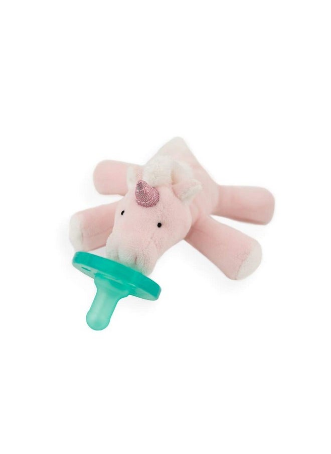 WubbaNub Infant Pacifier - Star The Pink Unicorn