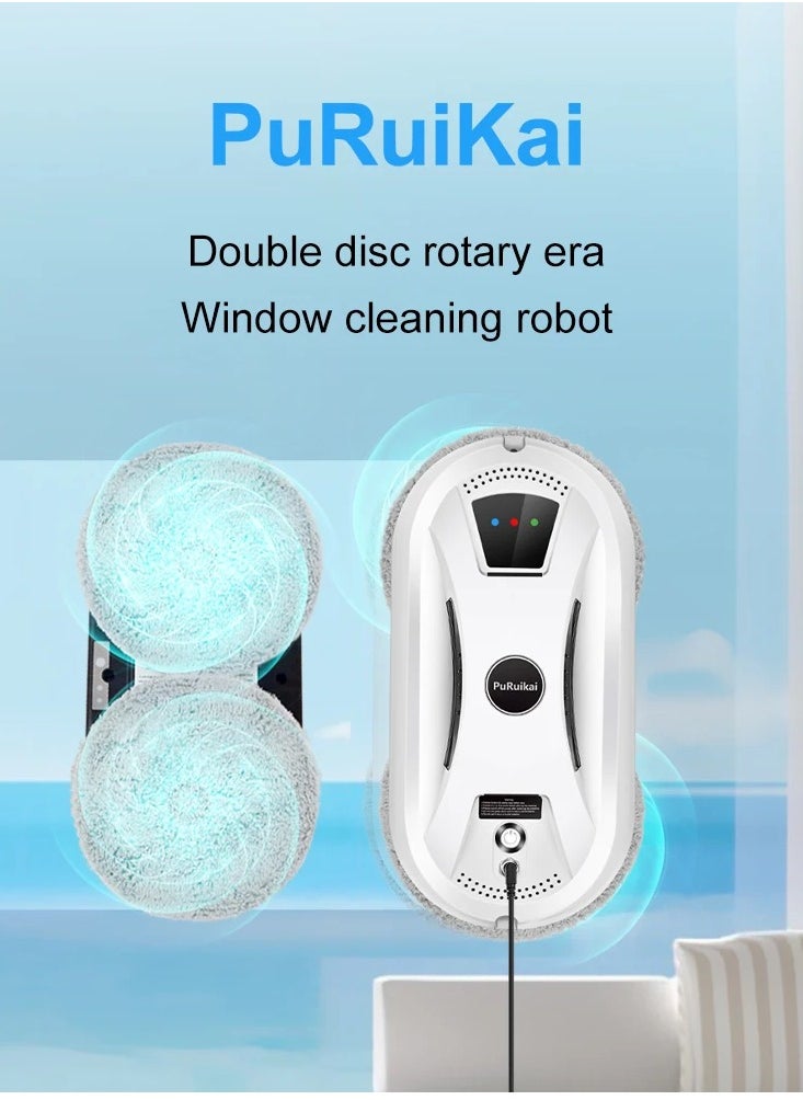 Ultra Thin Robot Vacuum Cleaner Window Cleaning Robot Window Cleaner Electric Glass Remote Control for Home