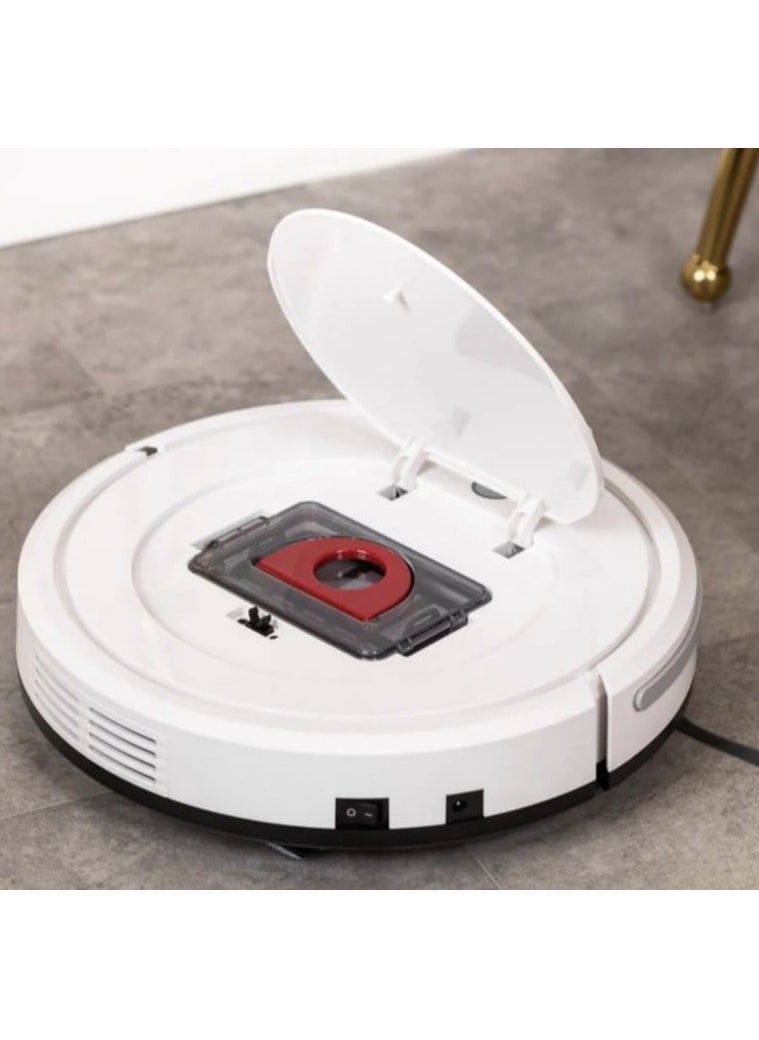 Robot Vacuum Cleaner with Advanced Navigation, Self-Charging, 120-Min Runtime, Remote Control, 3 Cleaning Modes, Quiet Robotic Vacuum for Hard Floors, Carpets & Pet Hair