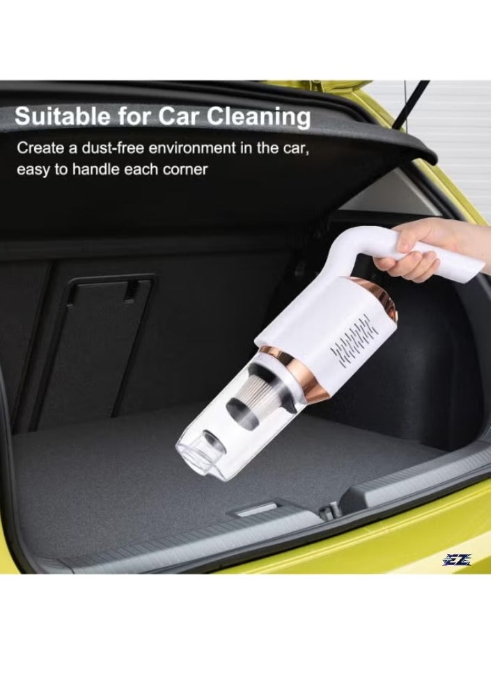 Cordless Hand Vac | Quick Clean Rechargeable Handheld Vacuum with Large Dustbowl, Wall Mountable, Bagless, Lightweight Wireless Design – Perfect for Fast Cleaning, Home & Car Use