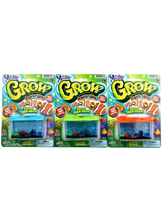 Magic Grow-Aquarium Growing-Fish Toy Set (1 Pack) Water Expanding Toys | Water Growing Animals Deep Sea Creatures Toys | Best Gift Idea Birthday Boy And Girl | Party Favor-Kid Toy. 306-1A