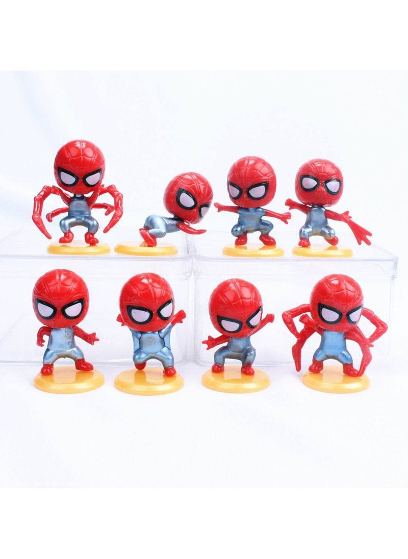 Plastic - Q Edition Spider-Man 8-Piece Set - Bag